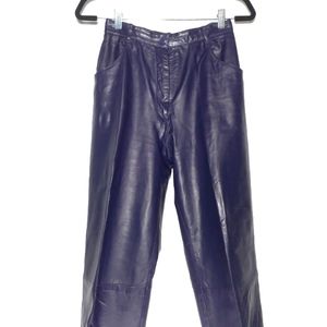 Vintage Dianier Sport Genuine leather pants women's size 4